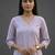classic women printed regular kurta with trousers