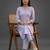 classic women printed regular kurta with trousers