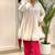 White cotton farshi salwar set