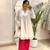 White cotton farshi salwar set
