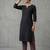 contemporary women regular thread work kurta with trousers