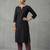 contemporary women regular thread work kurta with trousers