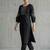contemporary women embroidered regular thread work kurta with trousers