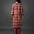 classic women printed regular kurta with trousers