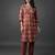 classic women printed regular kurta with trousers