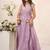 Lavender mist crush lehenga
