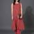 classic women bandhani printed regular kurta with palazzos