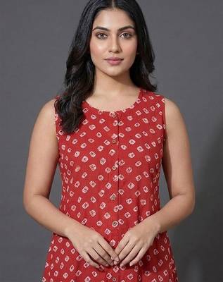 classic women bandhani printed regular kurta with palazzos 2
