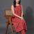 classic women bandhani printed regular kurta with palazzos
