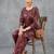structured women paisley regular kurta with palazzos