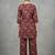 structured women paisley regular kurta with palazzos