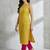 classic women floral printed regular kurta with palazzos