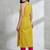 classic women floral printed regular kurta with palazzos