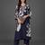 everyday women floral printed regular chanderi silk kurta with trousers
