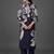 everyday women floral printed regular chanderi silk kurta with trousers