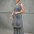 workwear women geometric printed regular kurta with trousers