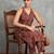classic women ethnic motifs printed regular kurta with trousers