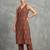 classic women ethnic motifs printed regular kurta with trousers