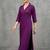 lightweight women regular silk crepe kurta with trousers