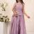 Lavender mist crush lehenga