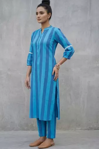 smart women regular kurta with palazzos