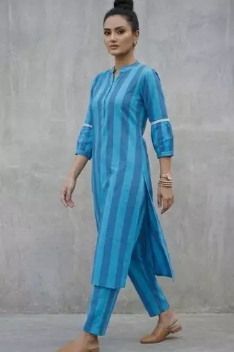 smart women regular kurta with palazzos