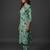 classic women floral printed regular kurta with trousers