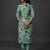 classic women floral printed regular kurta with trousers