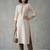 office women printed regular thread work kurta with palazzos