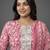 workwear women floral printed regular kurta with trousers & with dupatta