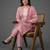 workwear women floral printed regular kurta with trousers & with dupatta