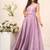 Lavender mist crush lehenga