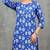 workwear women floral printed regular kurta with trousers