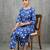 workwear women floral printed regular kurta with trousers