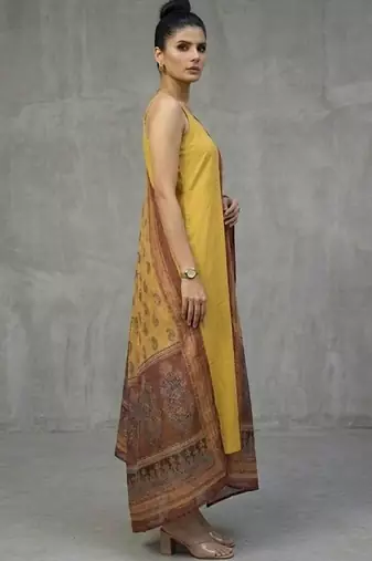 office women regular kurta with trousers & with dupatta