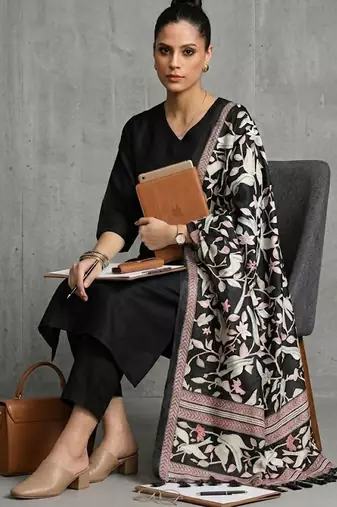 everyday women regular kurta with trousers & with dupatta