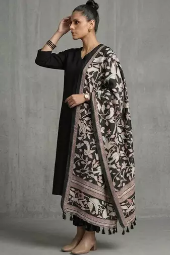 everyday women regular kurta with trousers & with dupatta