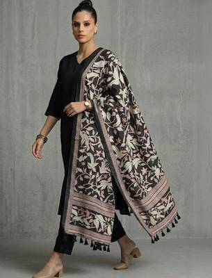 everyday women regular kurta with trousers & with dupatta 5