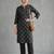 office women floral printed regular kurta with trousers