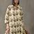 contemporary women floral printed regular cotton kurta with trousers
