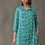 structured women floral printed regular kurta with trousers