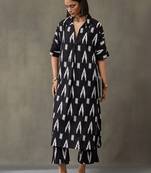 everyday women floral printed regular cotton kurta with trousers