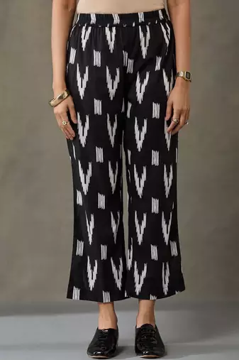 everyday women floral printed regular cotton kurta with trousers