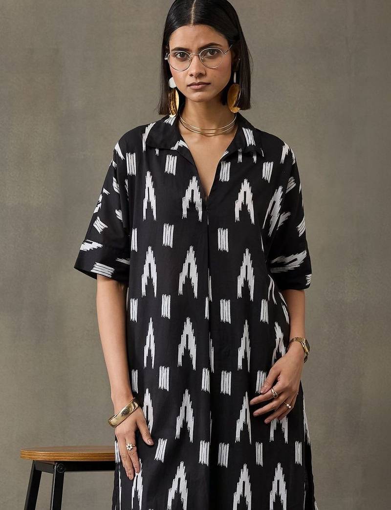 everyday women floral printed regular cotton kurta with trousers