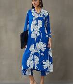 workwear printed a-line kurta sets