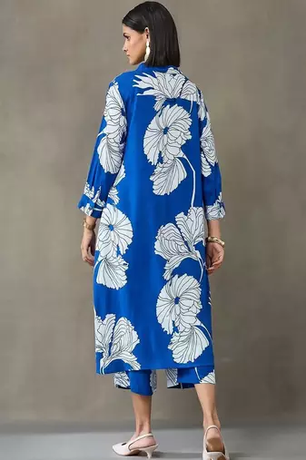 workwear printed a-line kurta sets