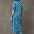 classic women floral printed regular cotton kurta with trousers