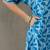 classic women floral printed regular cotton kurta with trousers