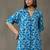 classic women floral printed regular cotton kurta with trousers