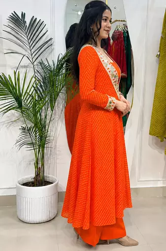 Kesari leheriya co-ord set